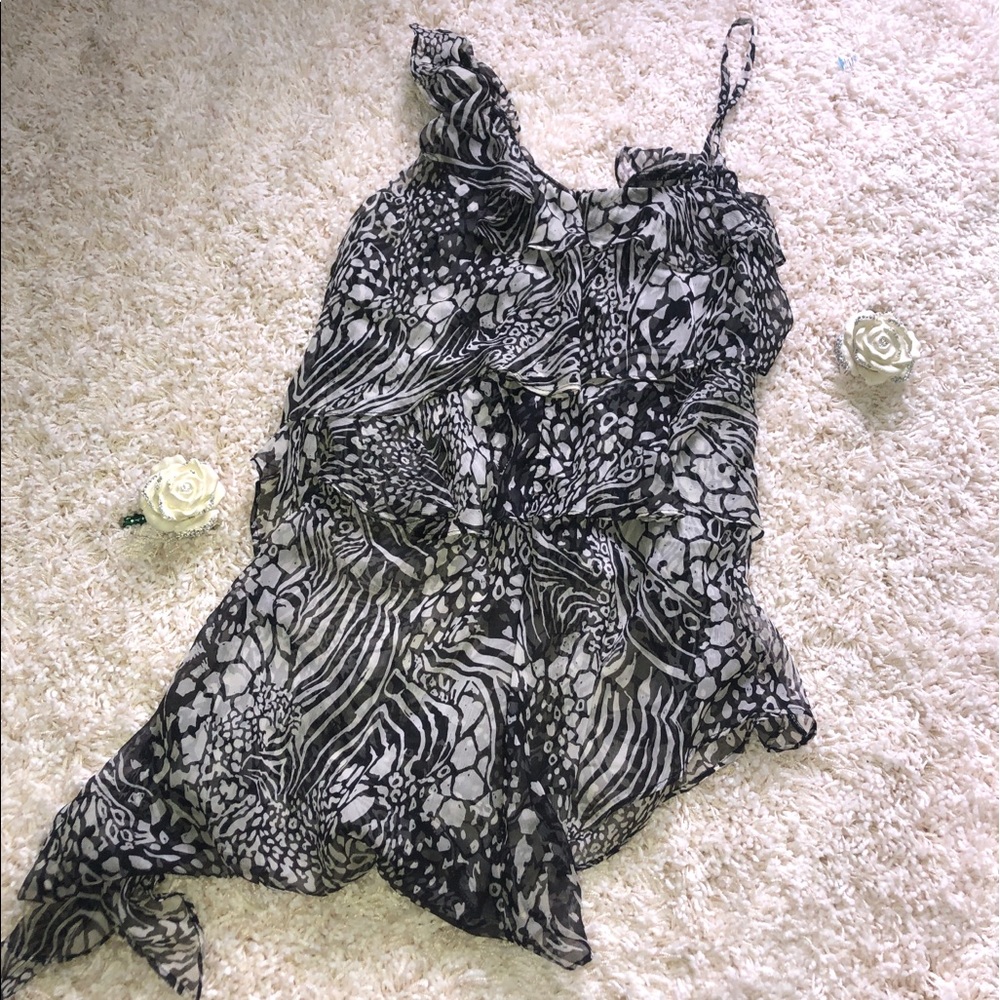 Orna Farho Paris Patterned Top Women size T42